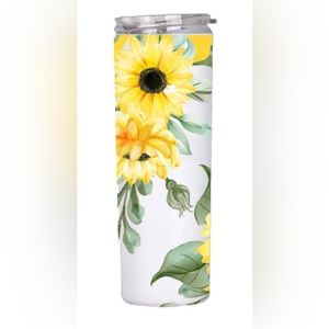 Chrysanthemum flower Semi handmade gift 20oz stainless  bottle GIFT